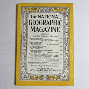 Vintage National Geographic Magazine June 1956 Alaska Trieste Sailfish Cyprus